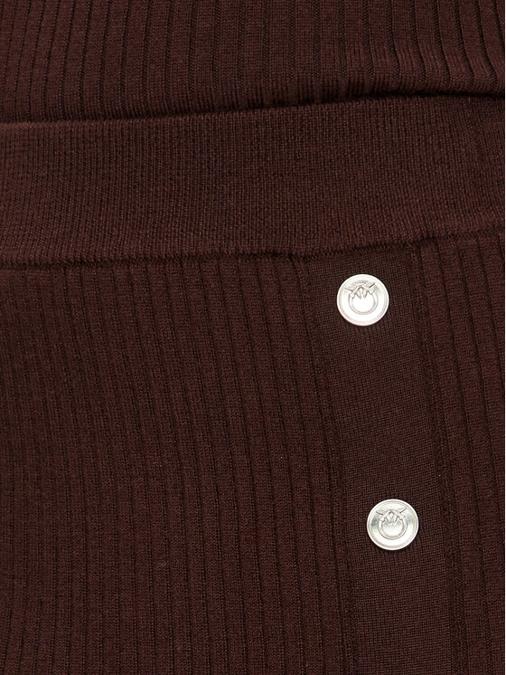 PINKO PINKO Tiesus sijonas Costina 104021 A15S Ruda Regular Fit