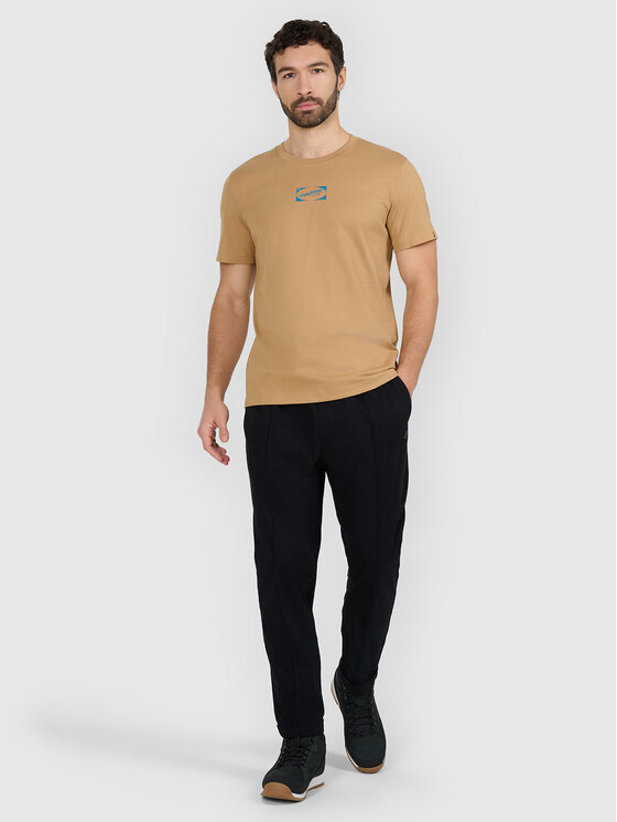 4F 4F T-Shirt MISSION READY Beżowy Regular Fit
