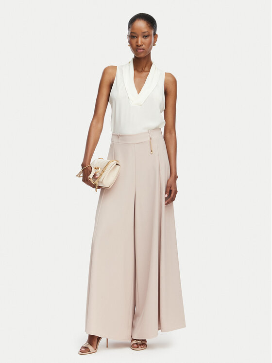 Rinascimento Rinascimento Palazzohose CFC0020285002 Beige Wide Leg