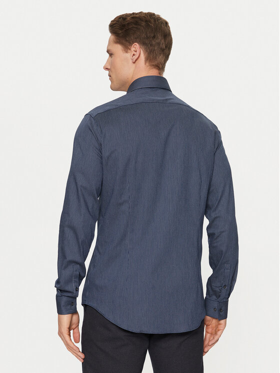 Calvin Klein Calvin Klein Koszula K10K113844 Granatowy Slim Fit
