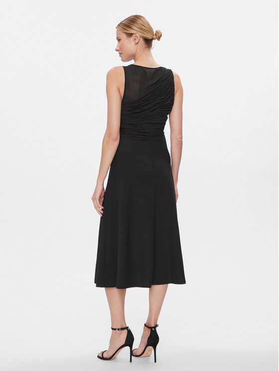 DKNY DKNY Φόρεμα κοκτέιλ DD3KP365 Μαύρο Regular Fit