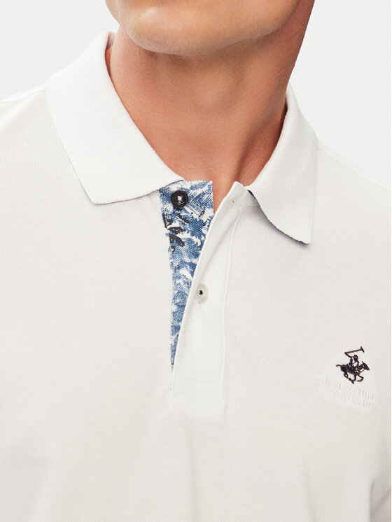 Beverly Hills Polo Club Beverly Hills Polo Club Poloshirt P-SS26M-P450106 Weiß Regular Fit