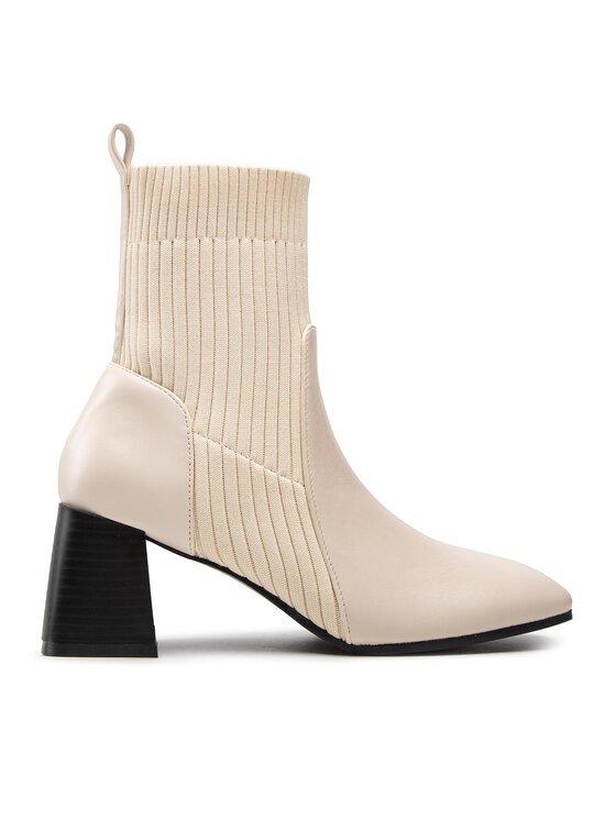 Botine DeeZee ZALSC126-1 Écru
