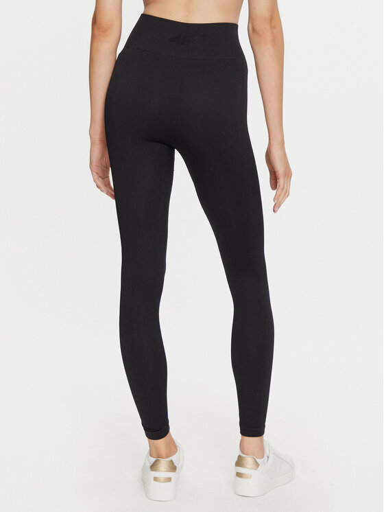 4F 4F Leggings 4FWAW24TFTIF278 Nero Slim Fit