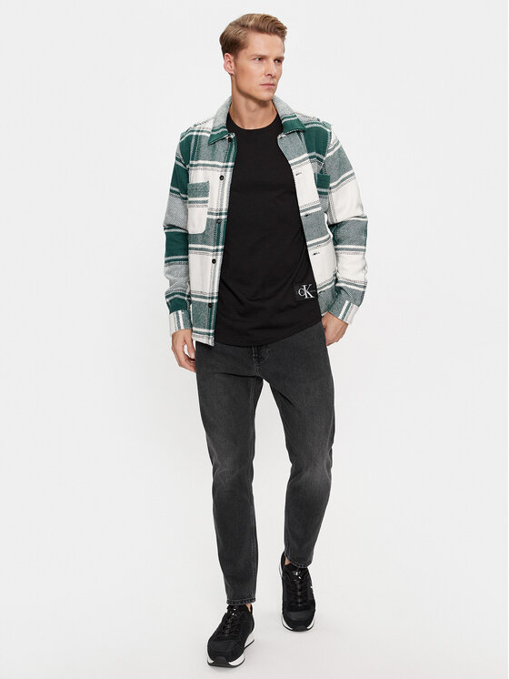 Calvin Klein Jeans Calvin Klein Jeans Marškinėliai J30J323482 Juoda Regular Fit