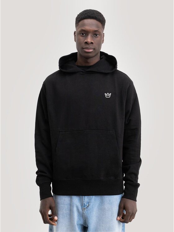 Jigga Wear Bluza Bluza Z Kapturem Oversize Męska Czarna
