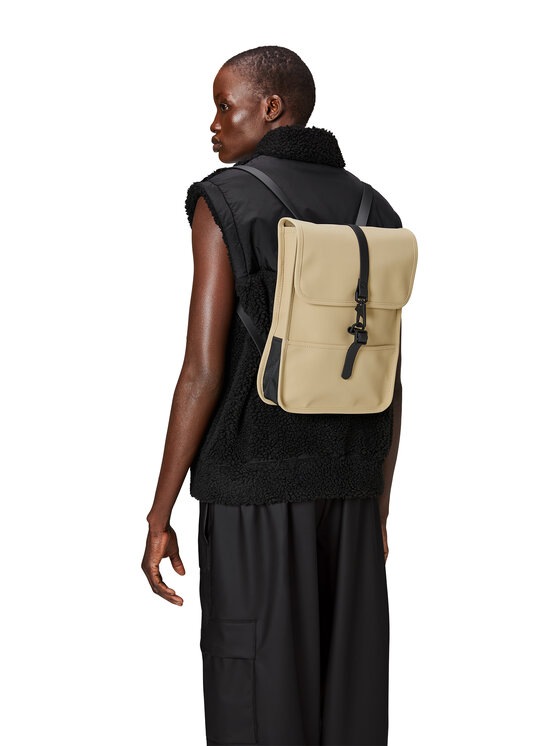 Rains rucksack beige on sale