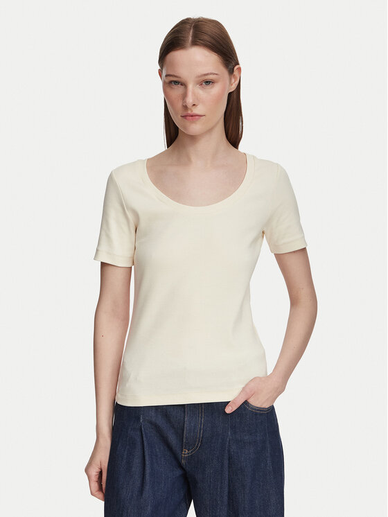 Weekend Max Mara Tricou Multij 2625946031 Crem Regular Fit