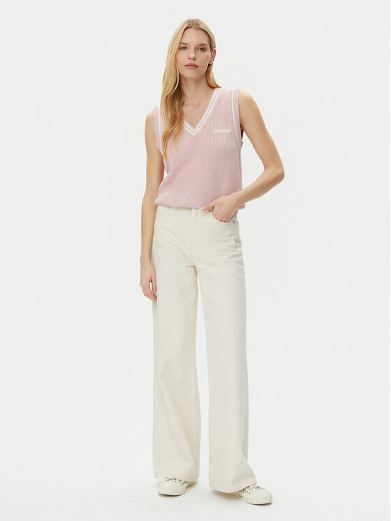 Guess Jeans Guess Jeans Пуловер W5GR02 Z3HM1 Розов Regular Fit