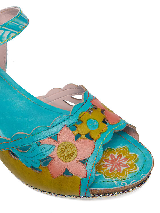 Laura Vita Laura Vita Босоніжки Framboiseo 34 Бірюзовий