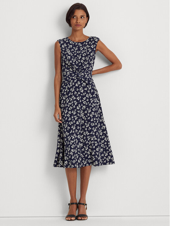 Lauren Ralph Lauren Vsakodnevna obleka 250902838001 Mornarsko modra Regular Fit