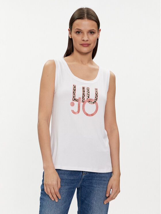 Liu Jo Top VA4117 JS360 Biela Regular Fit