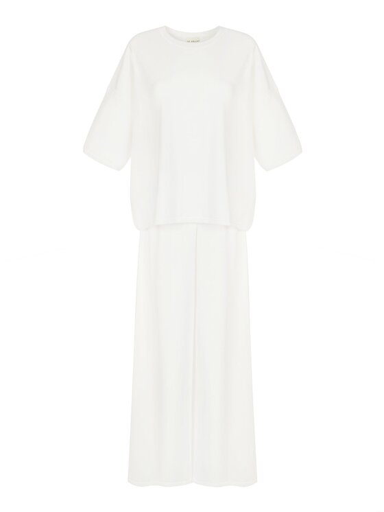 Le Collet Le Collet Bluzka PENIDA Kremowy Oversize