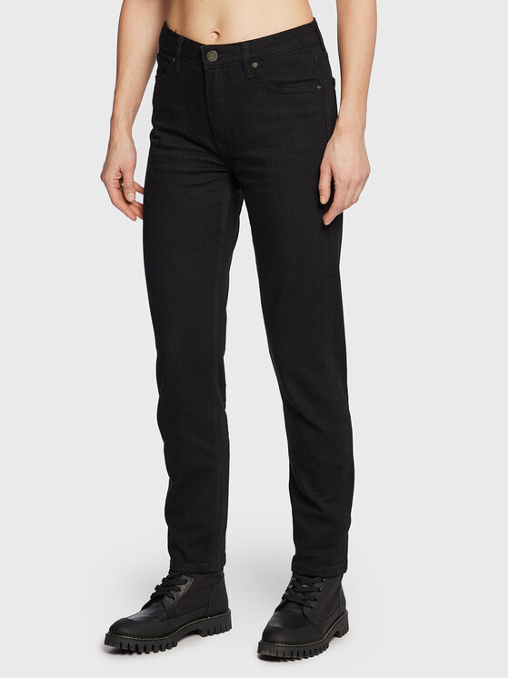 Calvin Klein Džinsi K20K205063 Melns Slim Fit