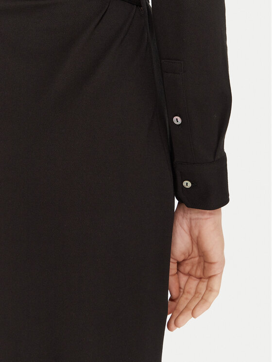 Lacoste Lacoste Повсякденна сукня EF6022 Чорний Slim Fit