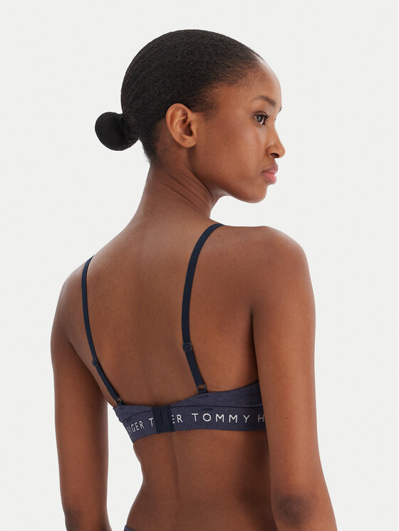 Tommy Hilfiger Tommy Hilfiger Sutien Bralette UW0UW06040 Bleumarin