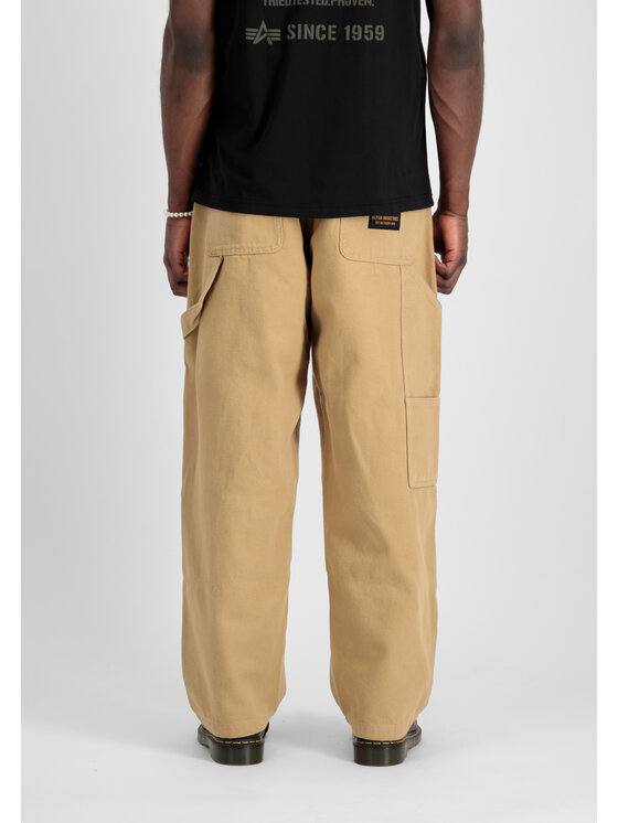 Alpha Industries Alpha Industries Spodnie cargo Carpenter Pant Żółty Relaxed Fit