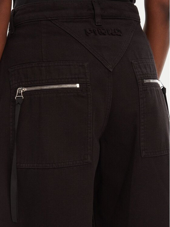 PINKO PINKO Bermudy Pascal 105245 A2M8 Čierna Relaxed Fit