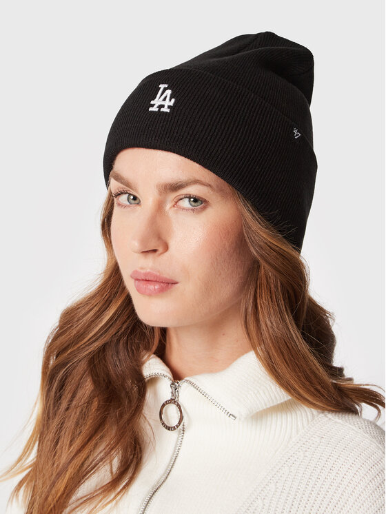 47 Brand Čiapka Los Angeles Dodgers B-BRNCK12ACE-BK Čierna
