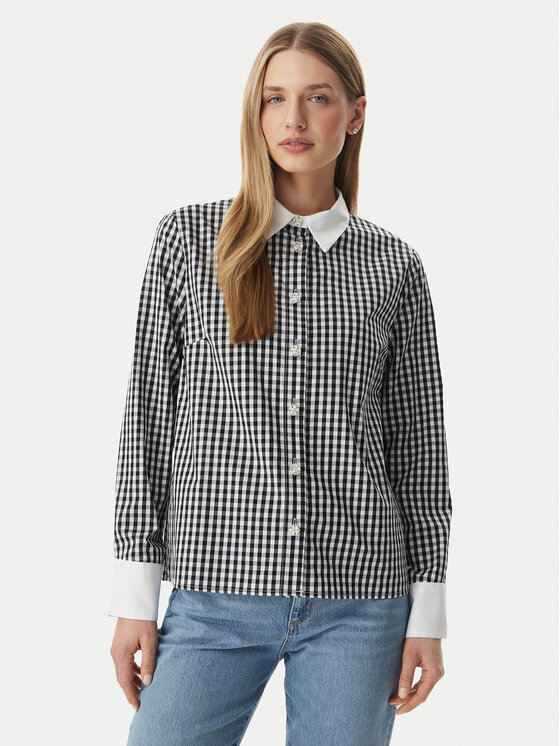 Morgan Cămașă 261-CVICHY Negru Regular Fit