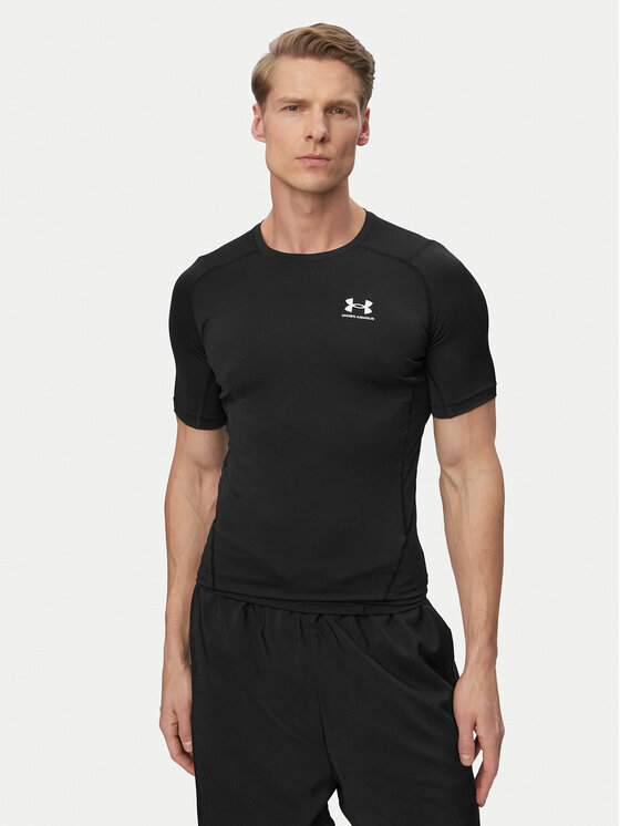 Under Armour Tricou tehnic Ua HeatGear 1361518 Negru Slim Fit