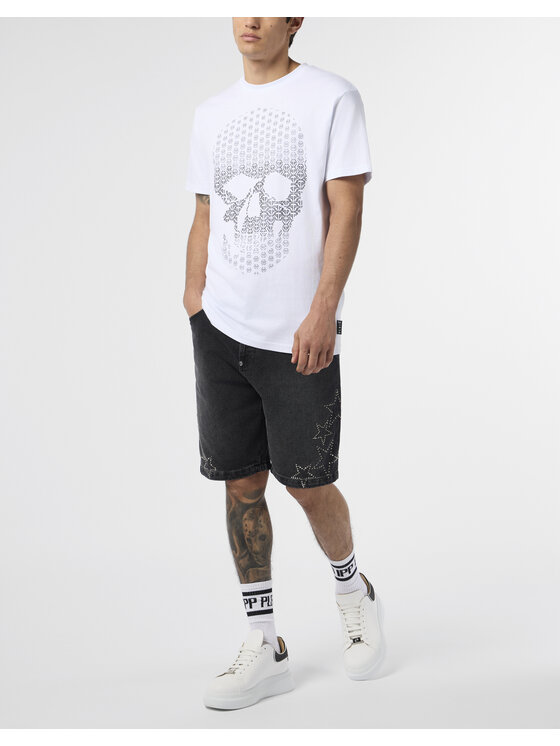 PHILIPP PLEIN PHILIPP PLEIN T-Shirt 29725 Biały Regular Fit