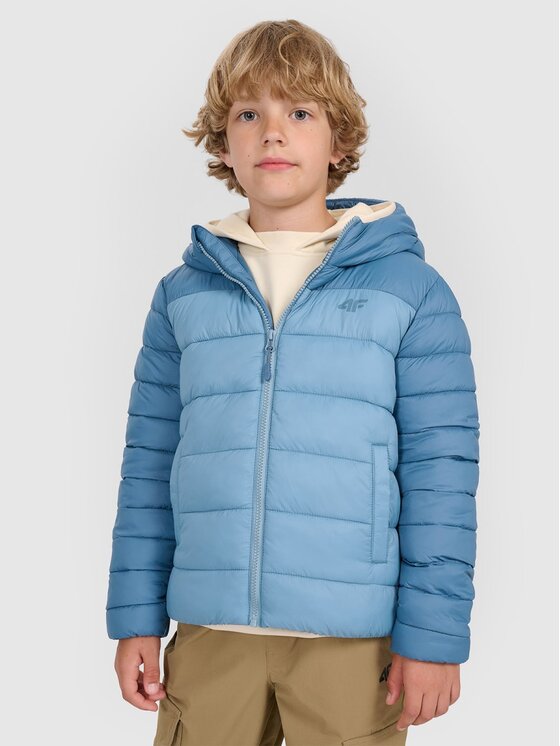 4F 4F Giubbotto piumino 4FJRAW25TDJAM0770-32S Blu scuro Regular Fit