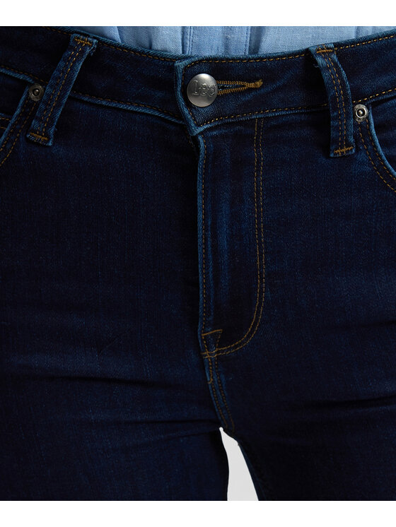 Lee Lee Jeansy Breese Granatowy Wide Leg