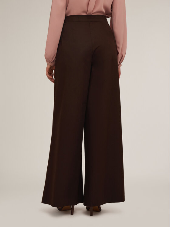Motivi Motivi Pantaloni di tessuto P115Q004199N032 Marrone Over Fit