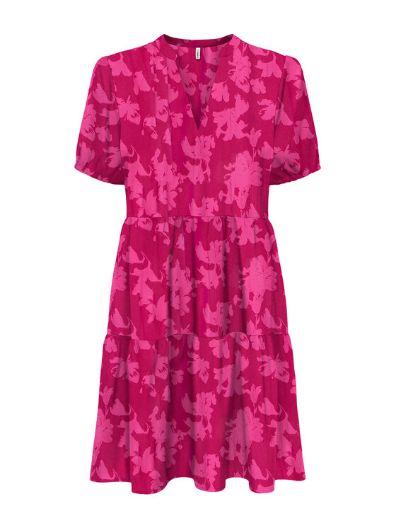 ONLY ONLY Sommerkleid Nova 15222215 Rosa Regular Fit