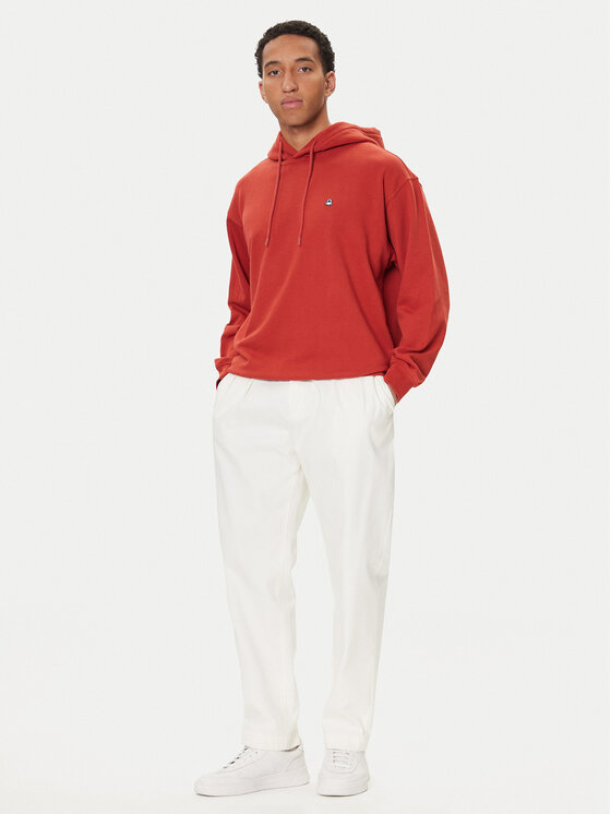 United Colors Of Benetton United Colors Of Benetton Jopa 342ZU201K Bordo rdeča Regular Fit