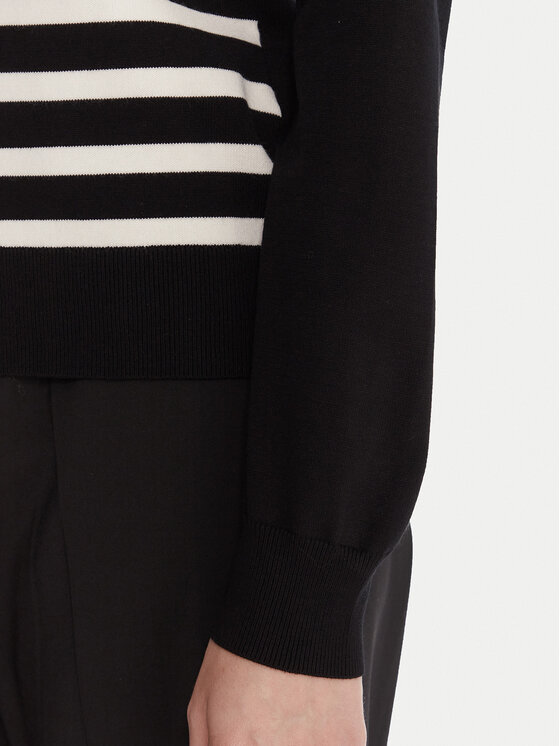 Liu Jo Sport Liu Jo Sport Rollkragenpullover TF5219 MS63L Schwarz Regular Fit