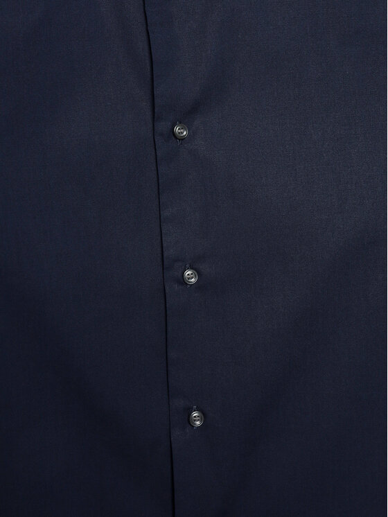 Sisley Sisley Cămașă 5CNX5QL19 Bleumarin Slim Fit