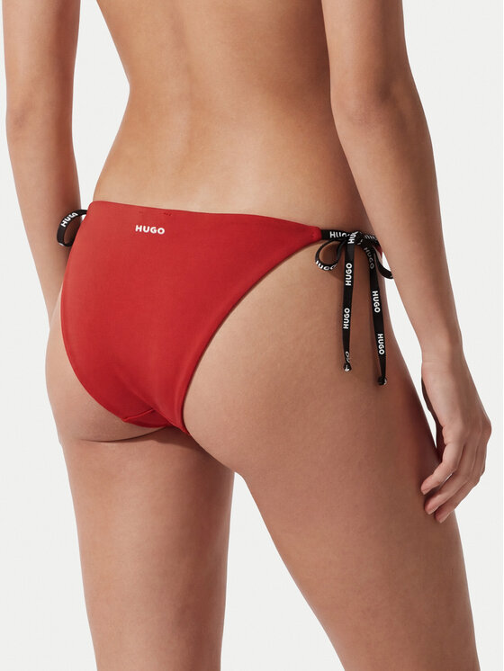 HUGO HUGO Spodnji del bikini Pure Side Tie 50555671 Rdeča