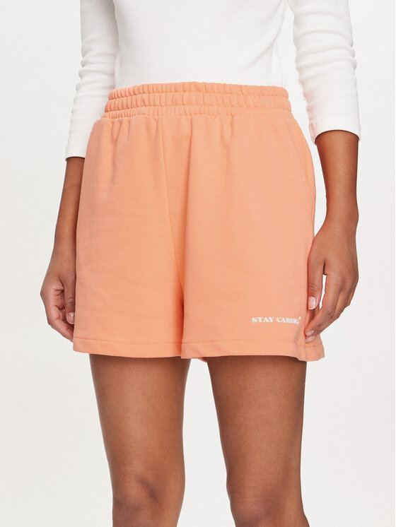 4F 4F Športne kratke hlače 4FWSS24TSHOF327 Oranžna Loose Fit