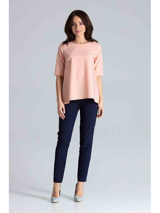 Lenitif Lenitif Blusa L002 Rosa Regular Fit