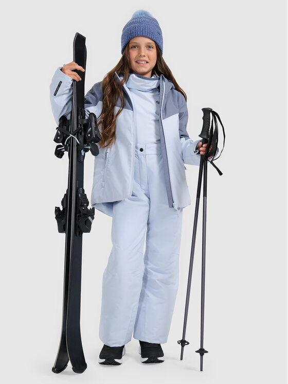 4F 4F Kurtka narciarska BASIC SKI Fioletowy jasny Regular Fit