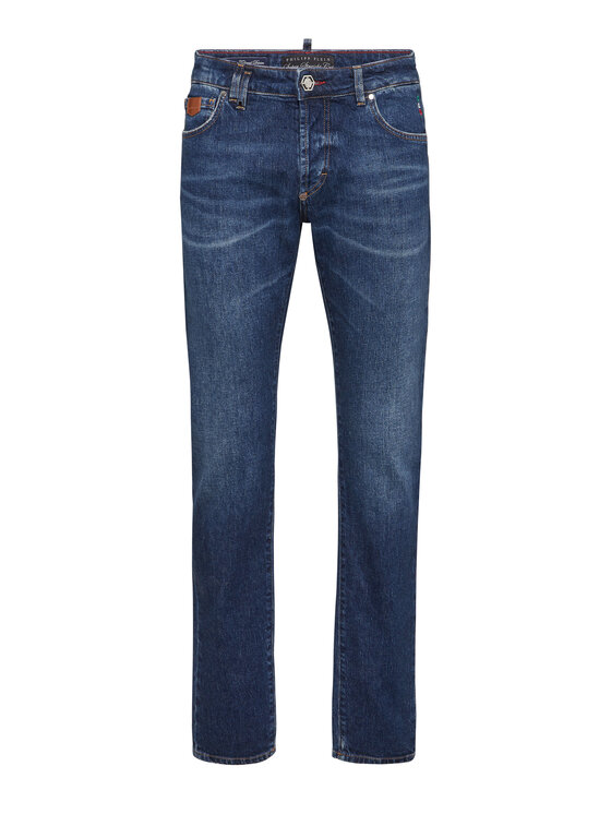 PHILIPP PLEIN PHILIPP PLEIN Jeansy 26881 Niebieski Straight Leg
