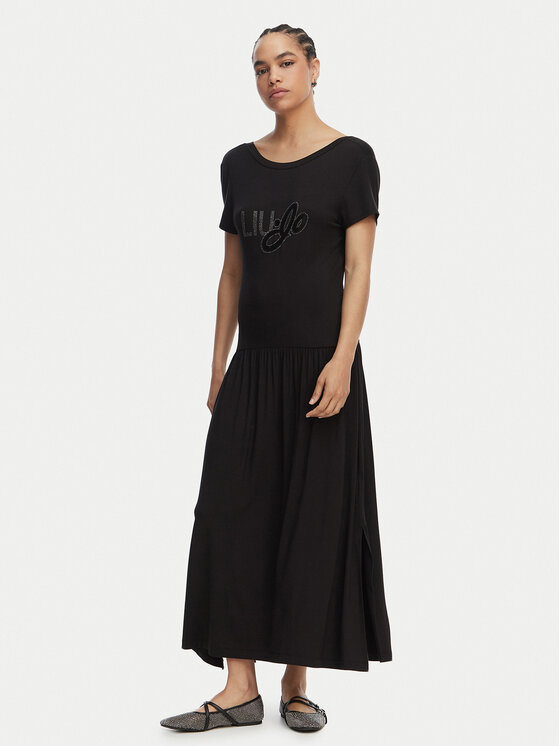 Liu Jo Liu Jo Повсякденна сукня VA6123 JS360 Чорний Regular Fit
