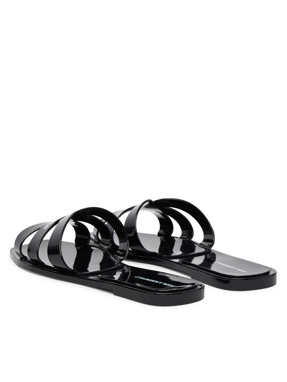 KARL LAGERFELD KARL LAGERFELD Šľapky Jelly IV KL80025S Čierna