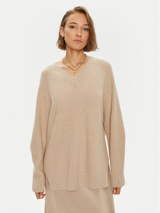 Weekend Max Mara Weekend Max Mara Džemperis 2425366132 Bēšs Regular Fit