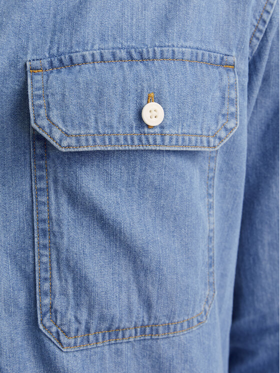 Jack & Jones Jack & Jones Koszula jeansowa Travis 12269262 Niebieski Comfort Fit