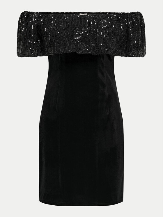 ONLY ONLY Cocktail obleka Tanya 15336170 Črna Regular Fit