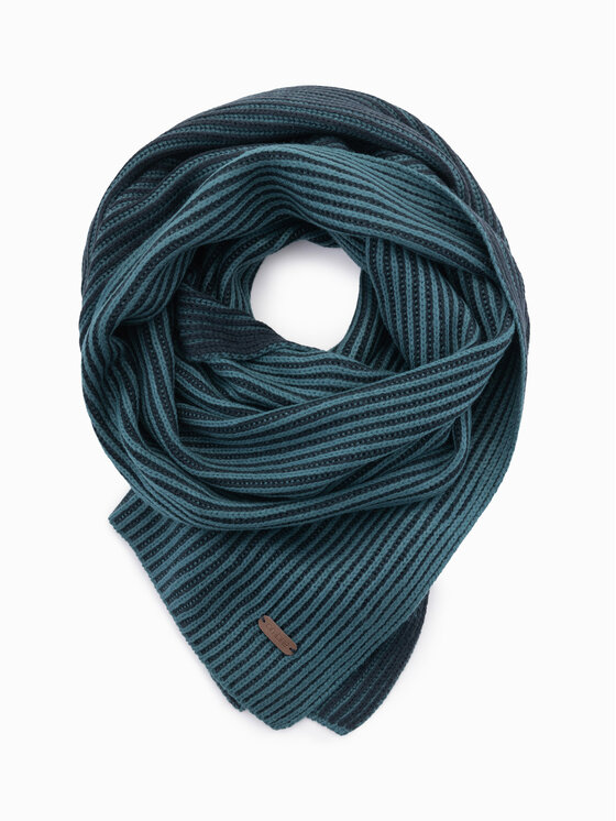 Ombre Ombre Szalik OM-ACSF-0114 Granatowy