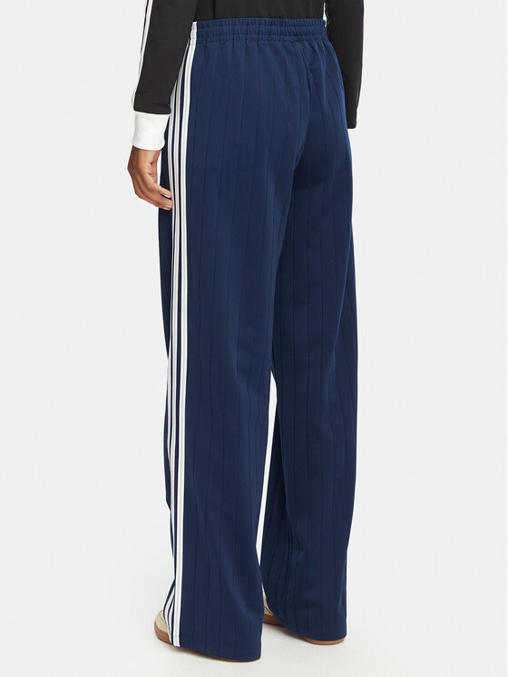 adidas adidas Sportinės kelnės Pinstripe Firebird Loose Trackpant KS9976 Tamsiai mėlyna Loose Fit