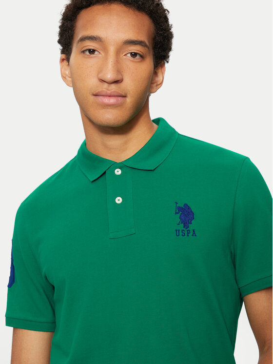 U.S. Polo Assn. U.S. Polo Assn. Polokošile MUP3313 Zelená Regular Fit