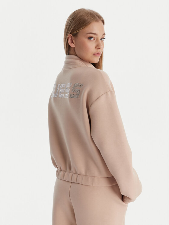 Guess Guess Μπλούζα 169845 Μπεζ Classic Fit