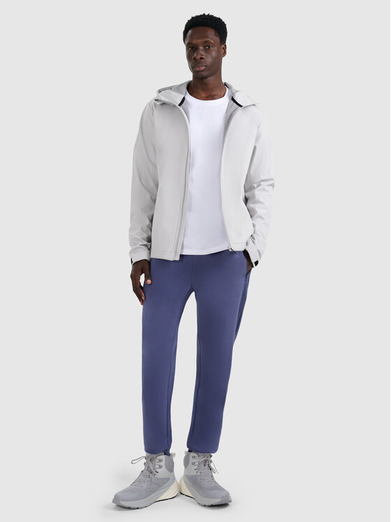 4F 4F Kurtka wielofunkcyjna MIDSHOP TEXTILE Szary jasny Regular Fit