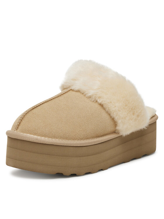 DeeZee DeeZee Hausschuhe DZ-AW12 Beige