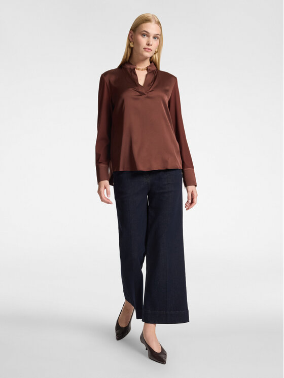 Elena Mirò Elena Mirò Camicia G055Z000706N022 Marrone Regular Fit